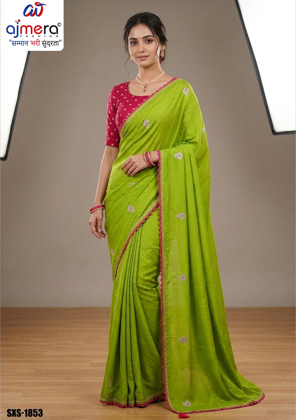 Premium Heritage Saree with Blouse Piece for Premium Ethnic and Traditional Wear | SXS-1853