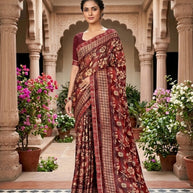 Premium Printed Saree with Matching Blouse Piece for Ethnic Elegance | TTS-GULSHAN VOL-8