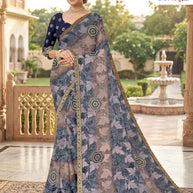 Trendy Printed Saree with Blouse Piece for Women’s Ethnic Wardrobe  | TTS-RATNALEKHA