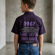Wholesale Boys Twill Casual Shirt | HMF-2611