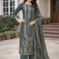 Premium Viscose Unstitched Suit Set | VAS-SARGUN-6