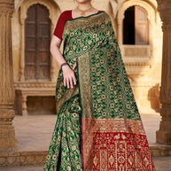 Crafted Rapier Silk Matching Saree With Blouse Piece | TUL-KALASH SILK VOL-04