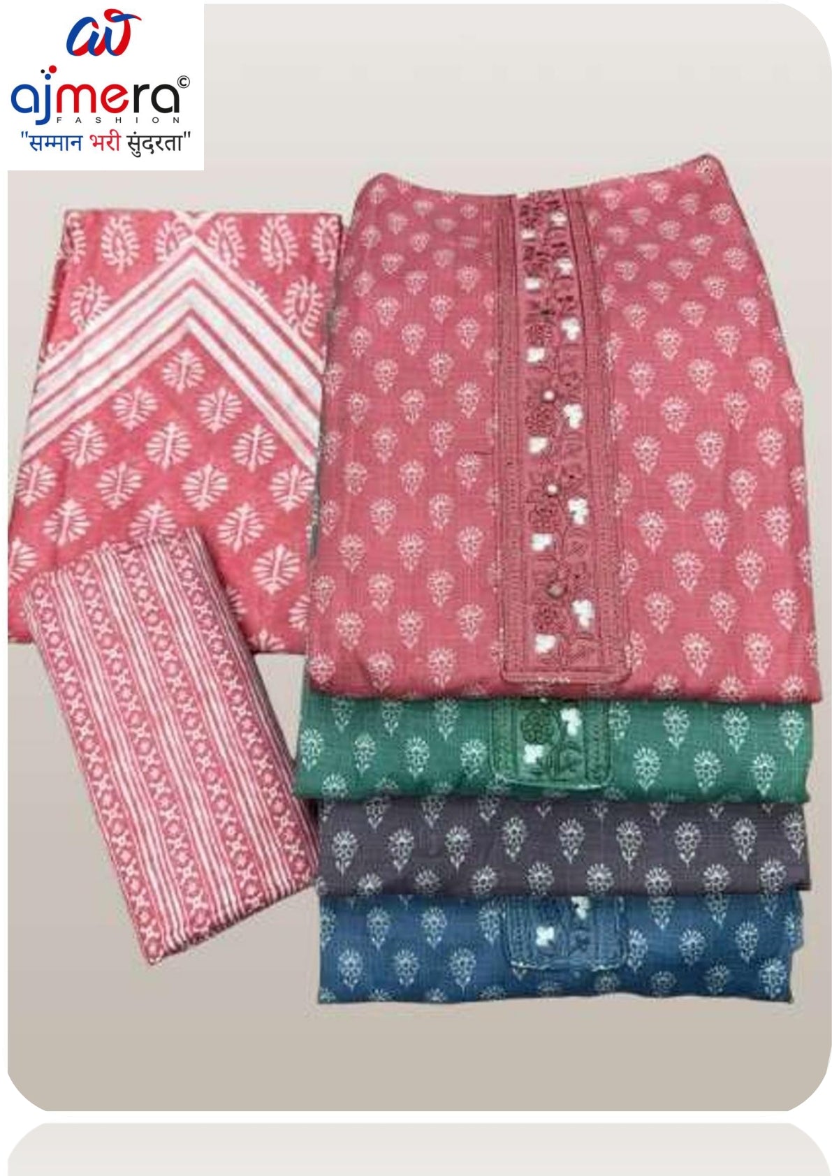 Premium Cotton Unstitched Suit Set | SPT-ADITI