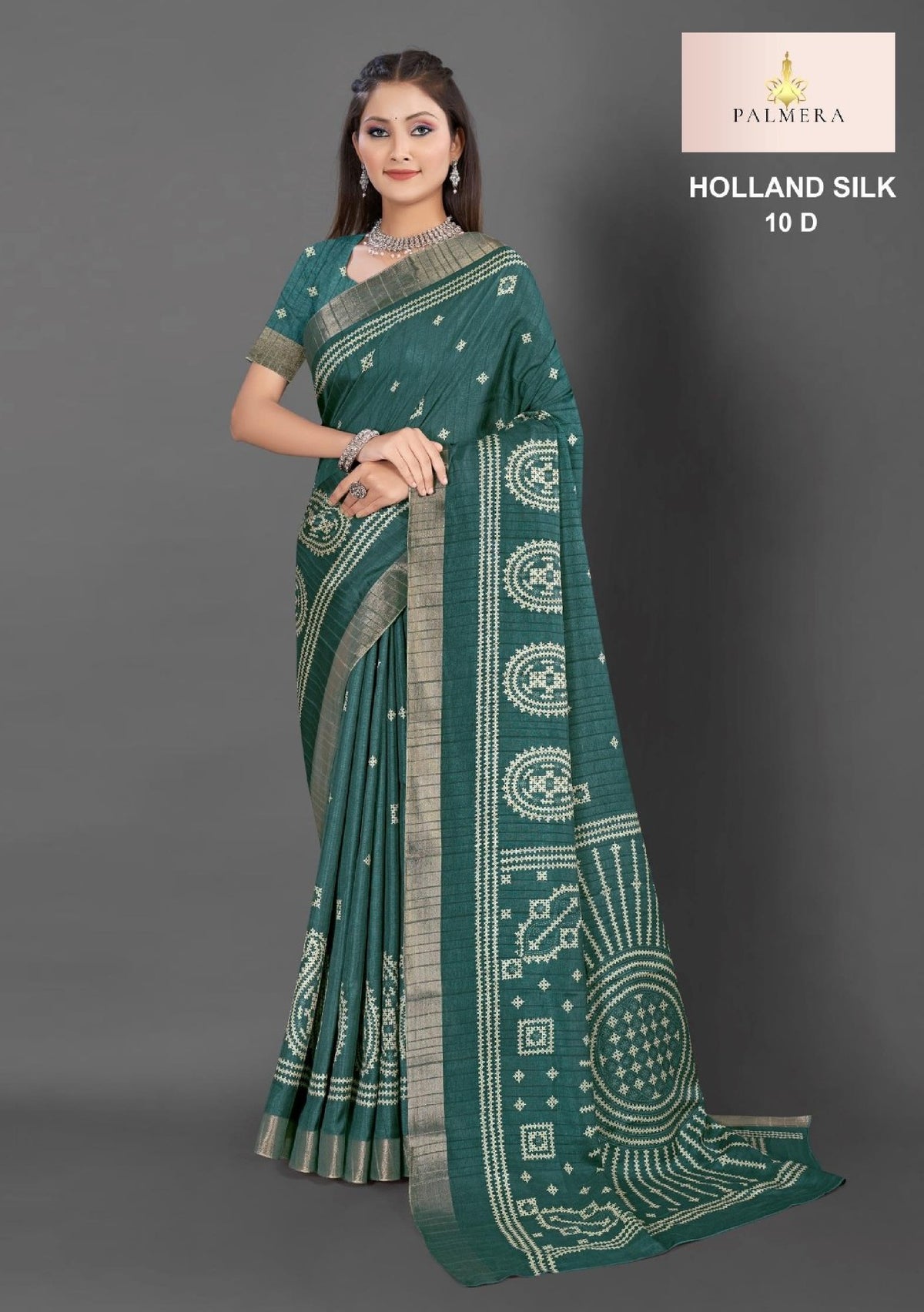 Holland Silk Handloom Silk Saree with Blouse for Premium Ethnic and Traditional Wear | ALL-HOLLAND SILK-10
