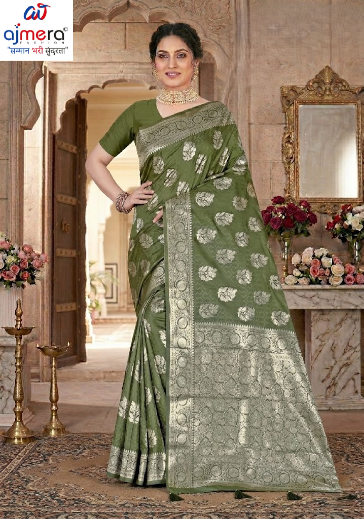 Artistic Elegance Jacquard Silk Saree With Blouse Piece | TUL-MATWALI SUDHA SILK