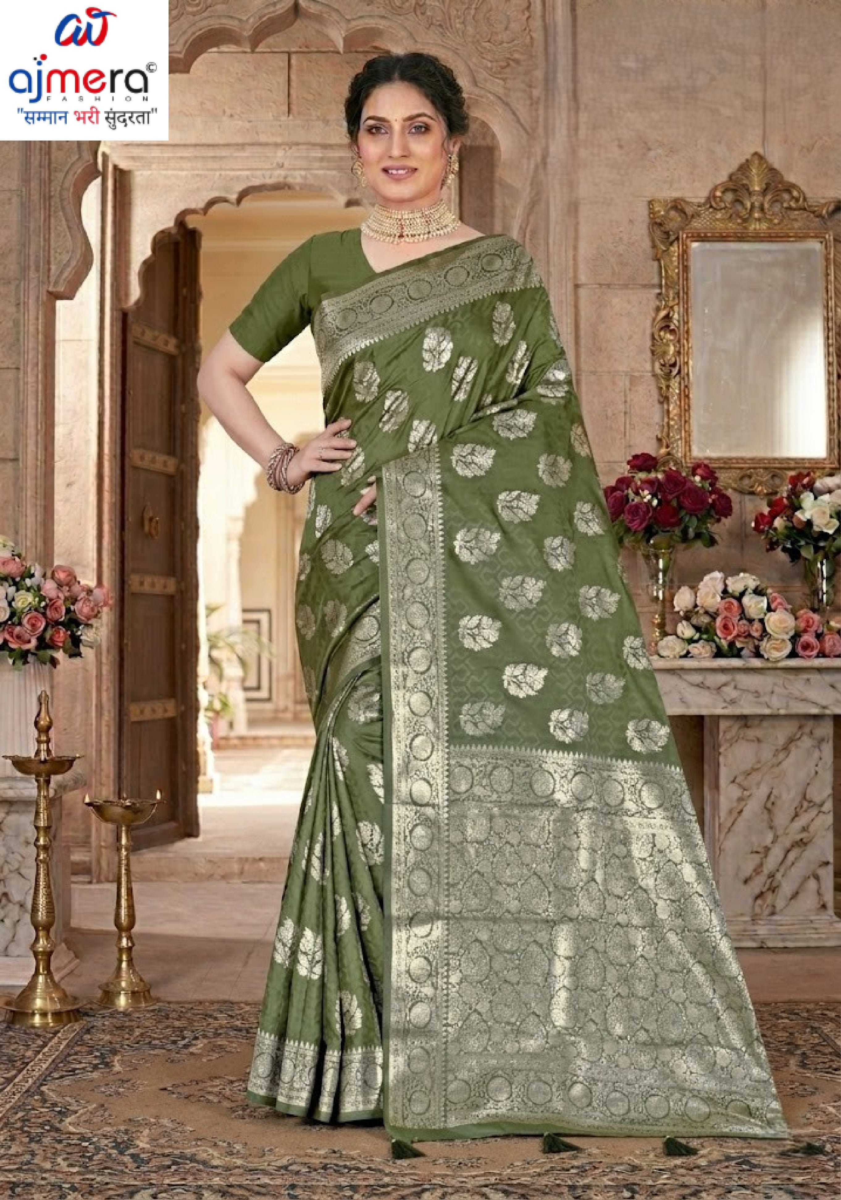 Artistic Elegance Jacquard Silk Saree With Blouse Piece | TUL-MATWALI SUDHA SILK