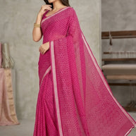 Stylish Printed Saree with Blouse Piece for Traditional Celebrations | RMF-PARI VOL-7
