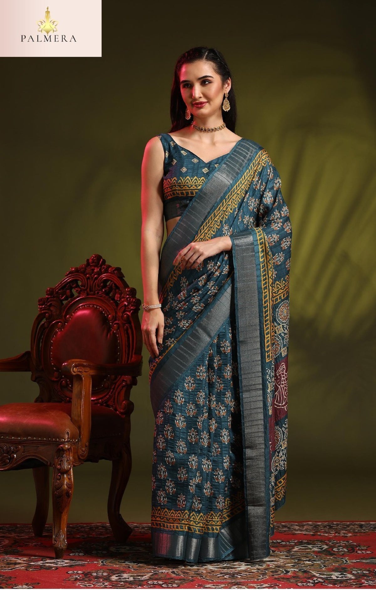 Holland Silk Handloom Silk Saree with Blouse for Premium Ethnic and Traditional Wear | ALL-HOLLAND SILK-04
