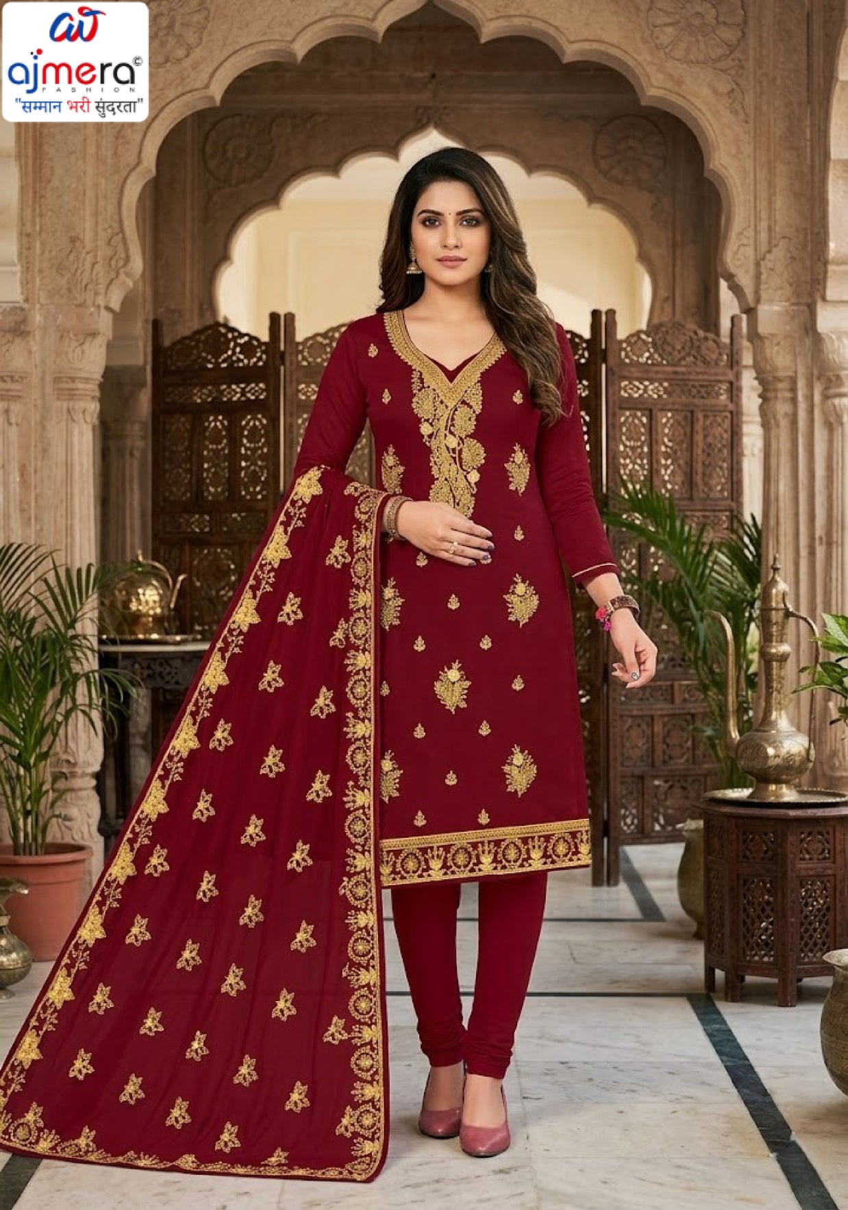 Wholesale Unstitched Suit Set for Retailers | RPY-RIVER SPACE-4