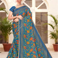 Elegant Printed Saree with Designer Blouse Piece for Festive Wear  | SNR-PREMA