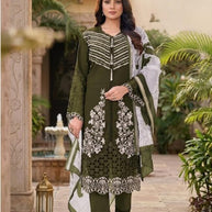 Designer Georgette Stitched Suit | FID-5191
