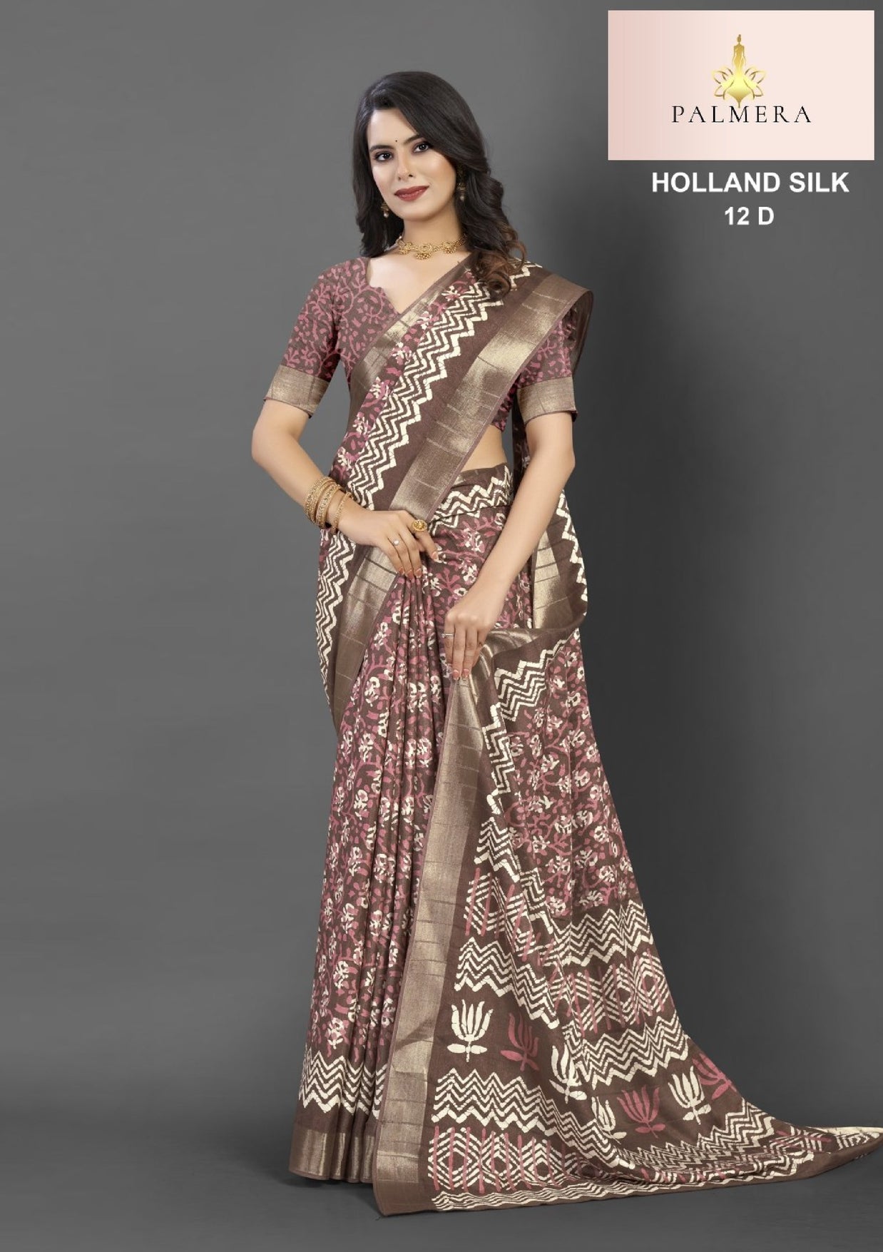 Holland Silk Handloom Silk Saree with Blouse for Premium Ethnic and Traditional Wear | ALL-HOLLAND SILK-12