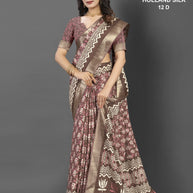 Holland Silk Handloom Silk Saree with Blouse for Premium Ethnic and Traditional Wear | ALL-HOLLAND SILK-12
