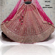 Net Beast Work Lehenga Choli Manufacturer Supplier Exporter|ADD-MOLIRA
