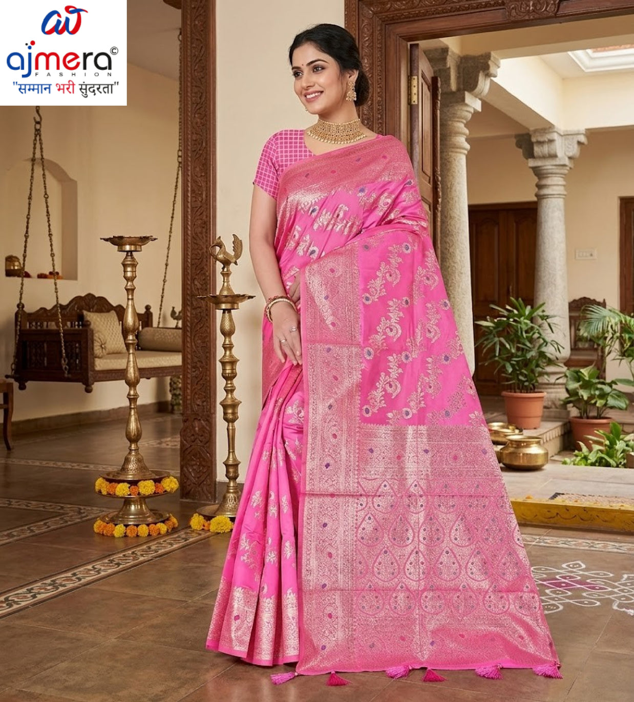 Premium Craft Jacquard Silk Saree With Blouse Piece | TUL-CLEAR SILK VOL-102