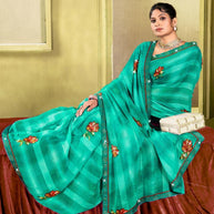Chic Printed Saree with Blouse Piece for Sophisticated Ethnic Style | PRM-RAJNI