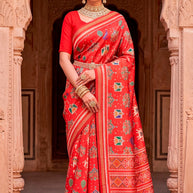 Palmera Saree Wholesaler and Palmera Saree Supplier | ALL-SWARN PATOLA-05