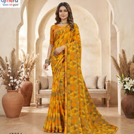 Classic Printed Saree with Blouse Piece for Timeless Traditional Style  | RDD-SHAAN VOL-03
