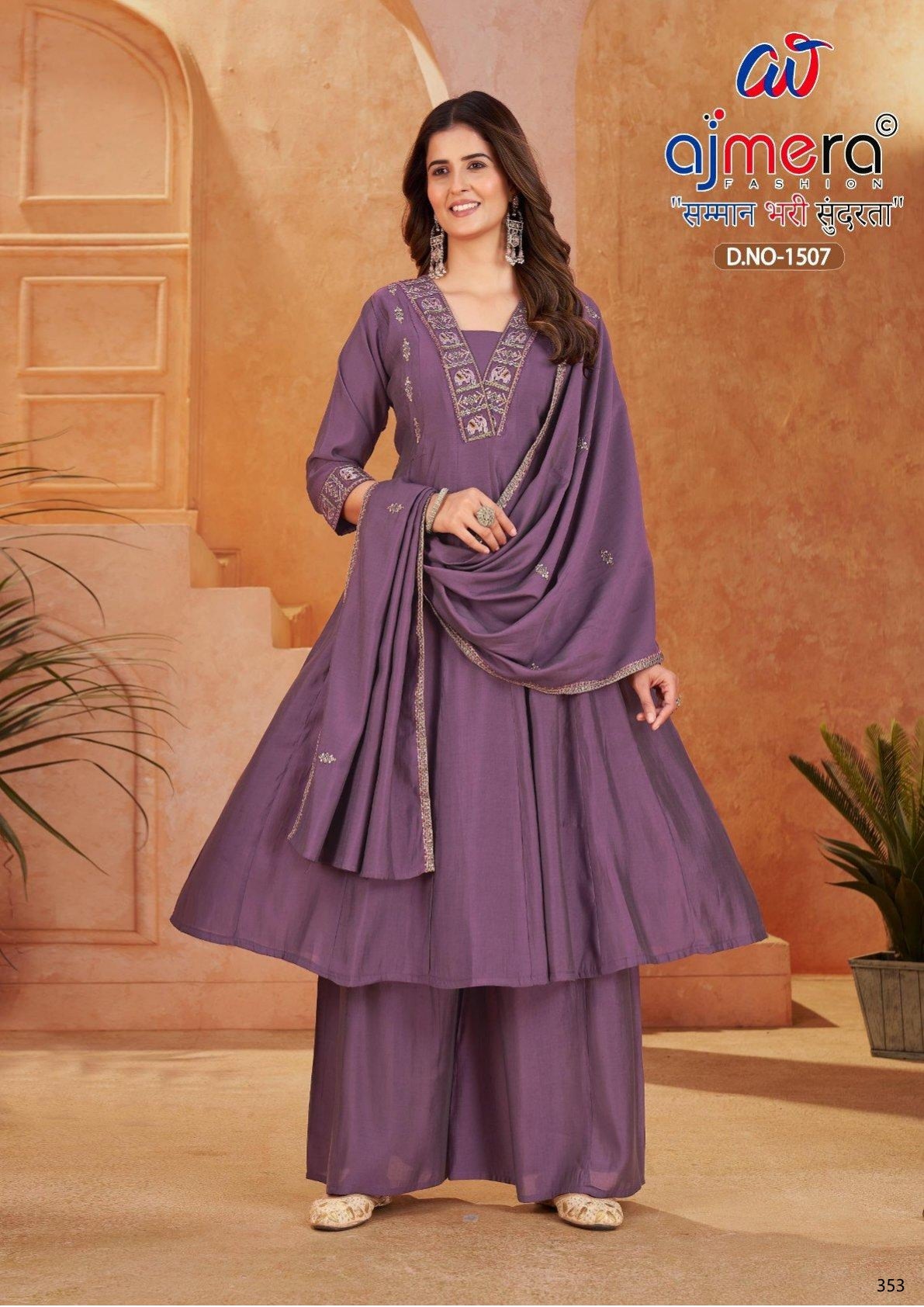 Designer Heritage Kurti Set for Women | JMH-1507