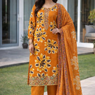 Premium Rayon Unstitched Suit Set | VAS-TURKISH-9
