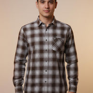 Mens Shirt Supplier India for Wholesale Buyers | NSE-CHECKS STRIPES FS