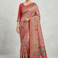 Graceful Border Jacquard Silk Saree With Blouse Piece | PGT-NIYA