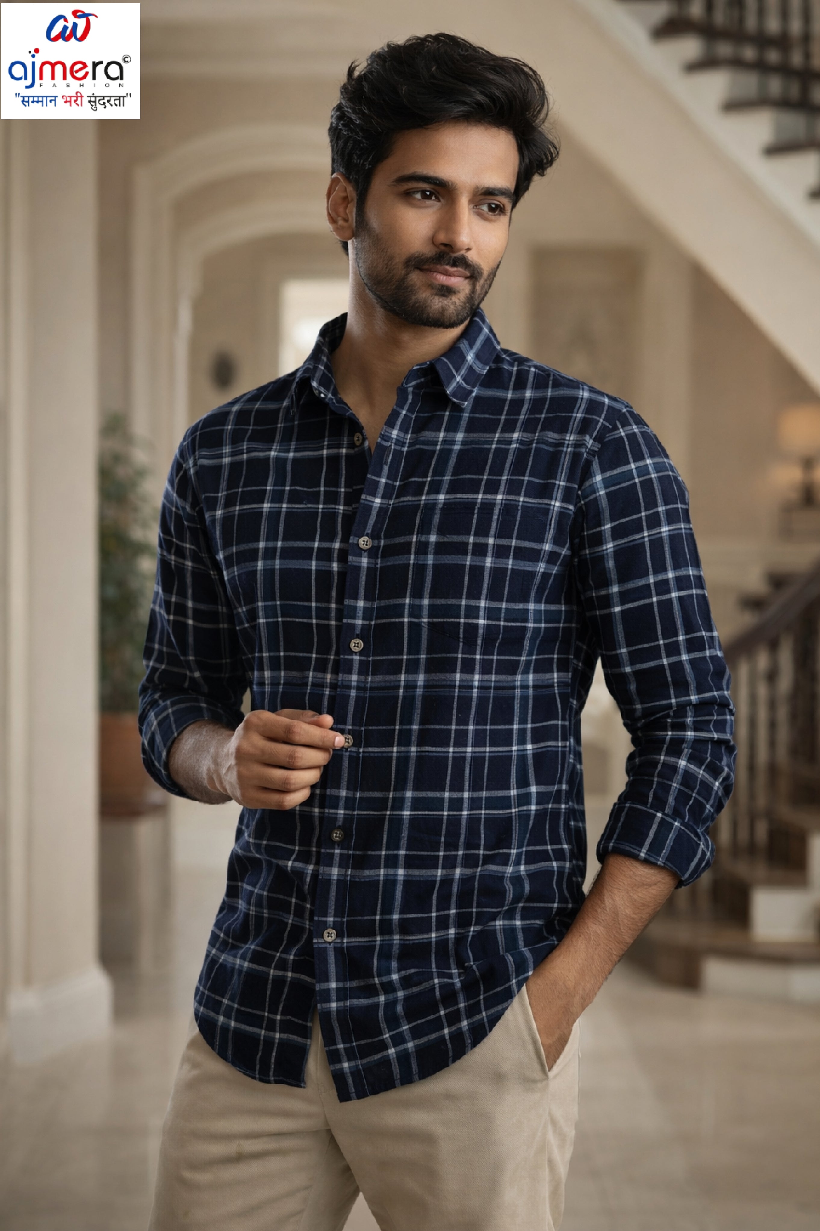 Mens Shirt Manufacturer India for Bulk Orders | MRS-LAFER CHEX