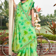 Graceful Printed Saree with Blouse Piece for Modern Ethnic Fashion | PRM-JAGRATA