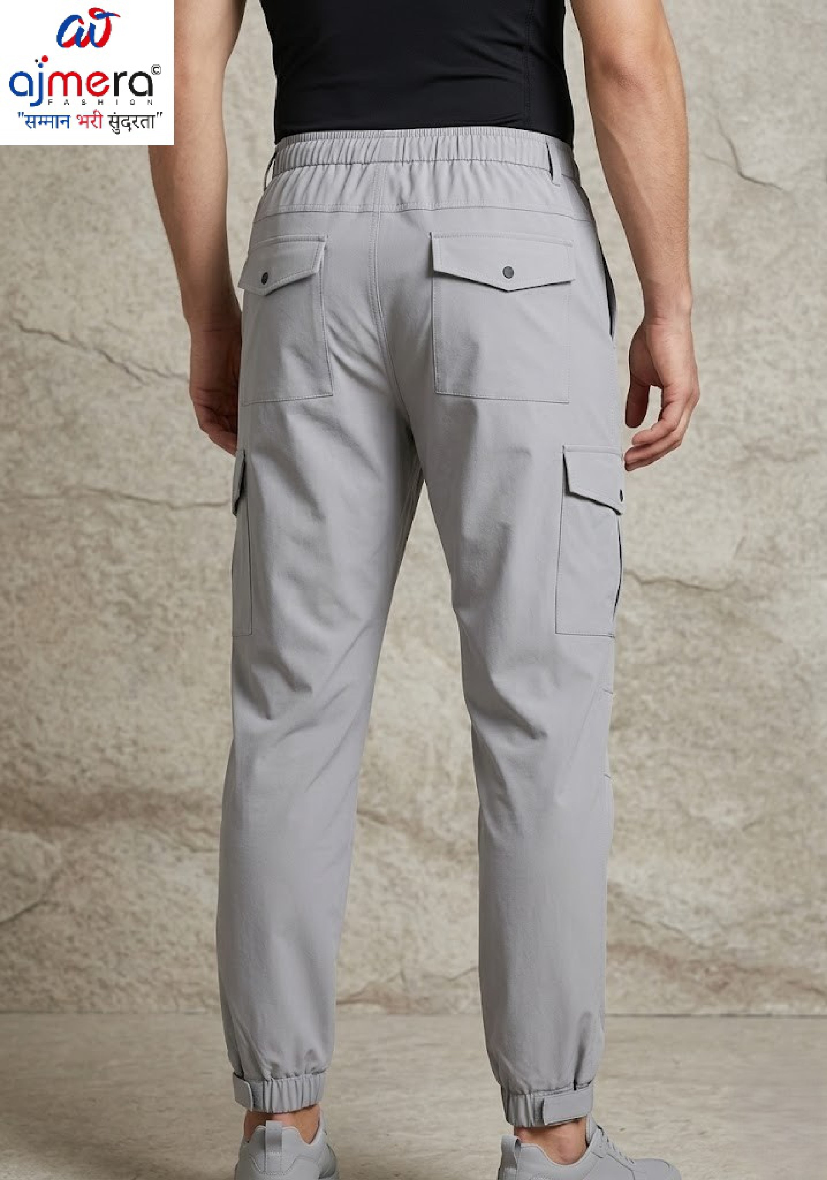 Mens Cargo Trousers Manufacturer India | MOC-MEN CARGO BELT ELASTIC