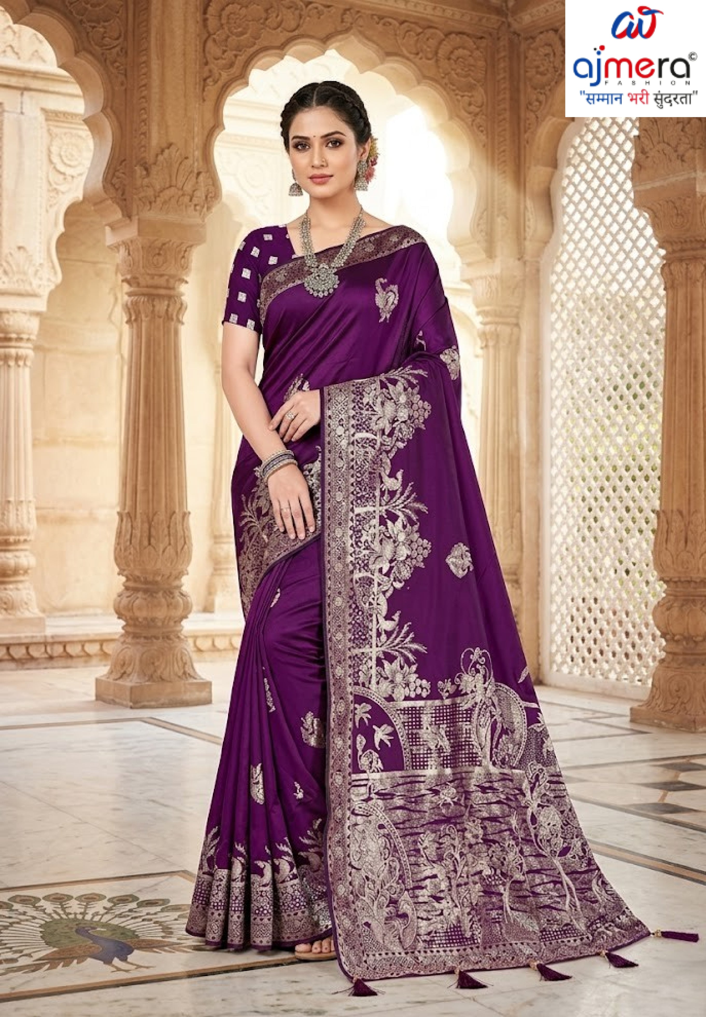 Stylish Jacquard Silk Saree With Blouse Piece | TUL-HUMJOLI SILK VOL-21
