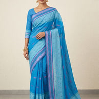 Wholesale Cotton Saree with Without Blouse for Premium Ethnic and Traditional Wear | NDN-HANDLOOM SAREE-418