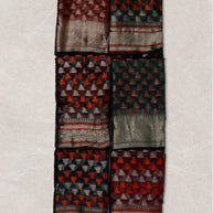 Chic Rapier Silk Matching Saree With Blouse Piece | RKI-1108