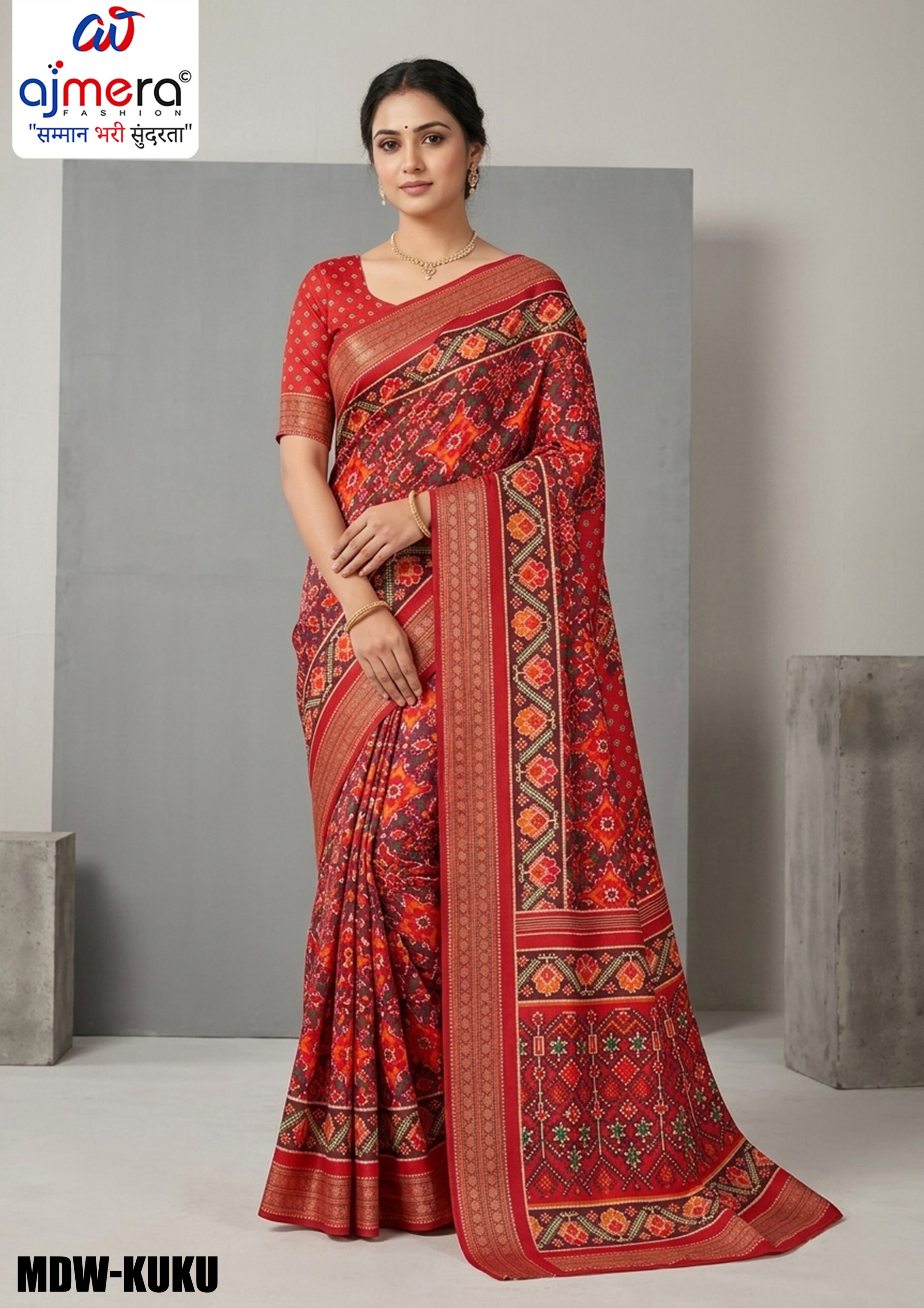 Majestic Elegance Jacquard Silk Saree With Blouse Piece | MDW-KUKU