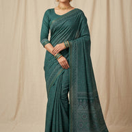 Digital Printed Saree with Blouse Piece for Premium Ethnic and Traditional Wear | STG-TRUPTI