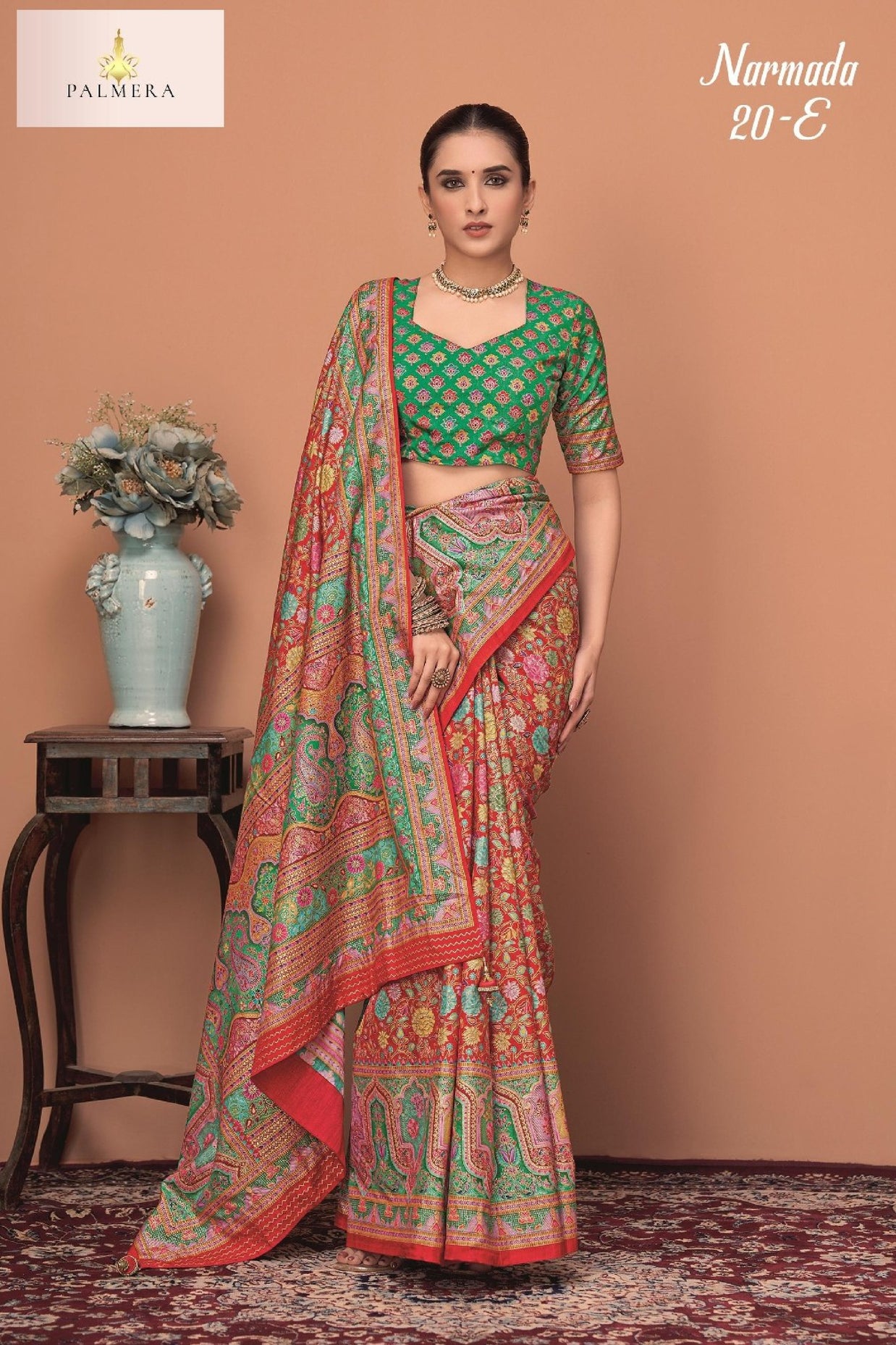 Palmera Saree Manufacturer and Palmera Saree Supplier | ALL-NARMADA-20