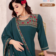 Designer Heritage Kurti Set for Women | JMH-MITHUDI