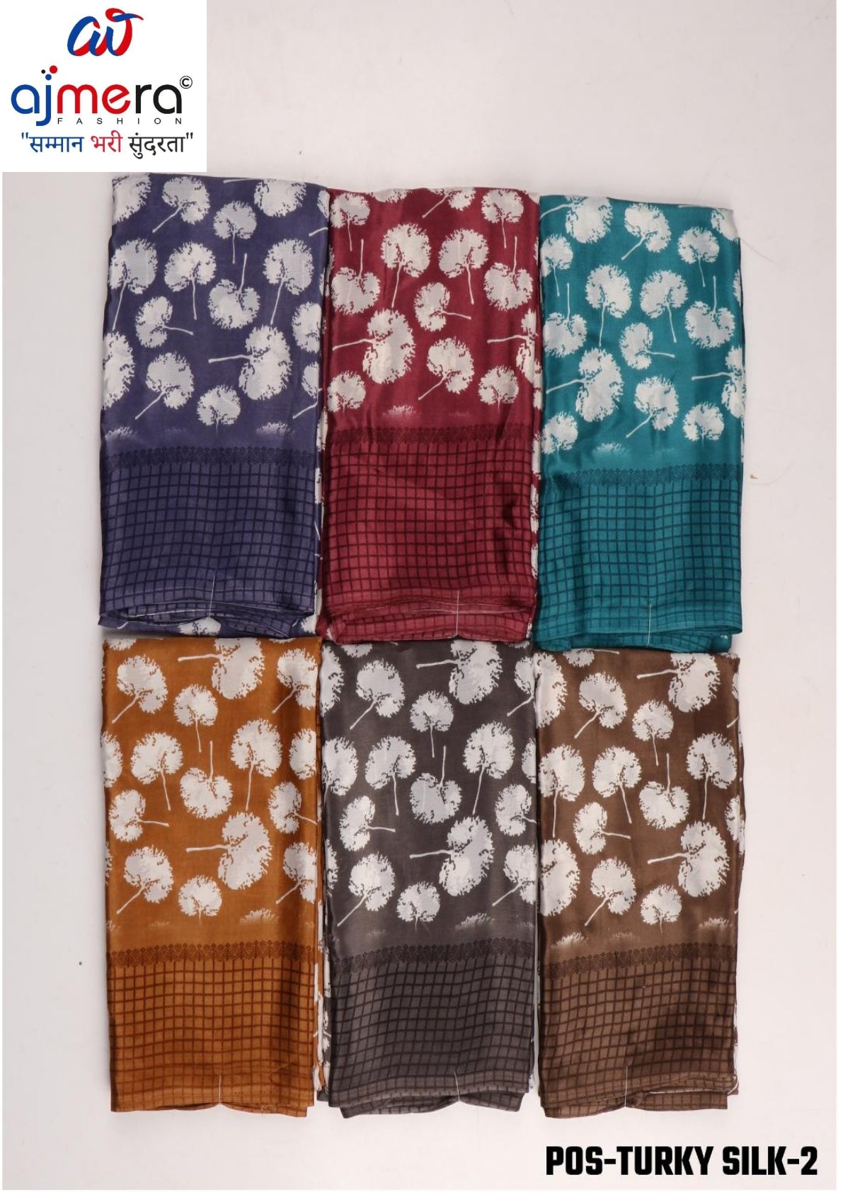 Turkey Silk Print Loose Saree with Blouse for Premium Ethnic and Traditional Wear | POS-TURKY SILK