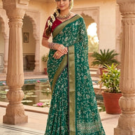 Graceful Printed Saree with Blouse Piece for Modern Ethnic Fashion  | VDT-SONAKSHI-3