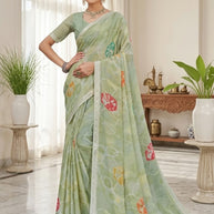 Fashionable Printed Saree with Blouse Piece for Festive Collection  | RDD-GANVITHA VOL-2