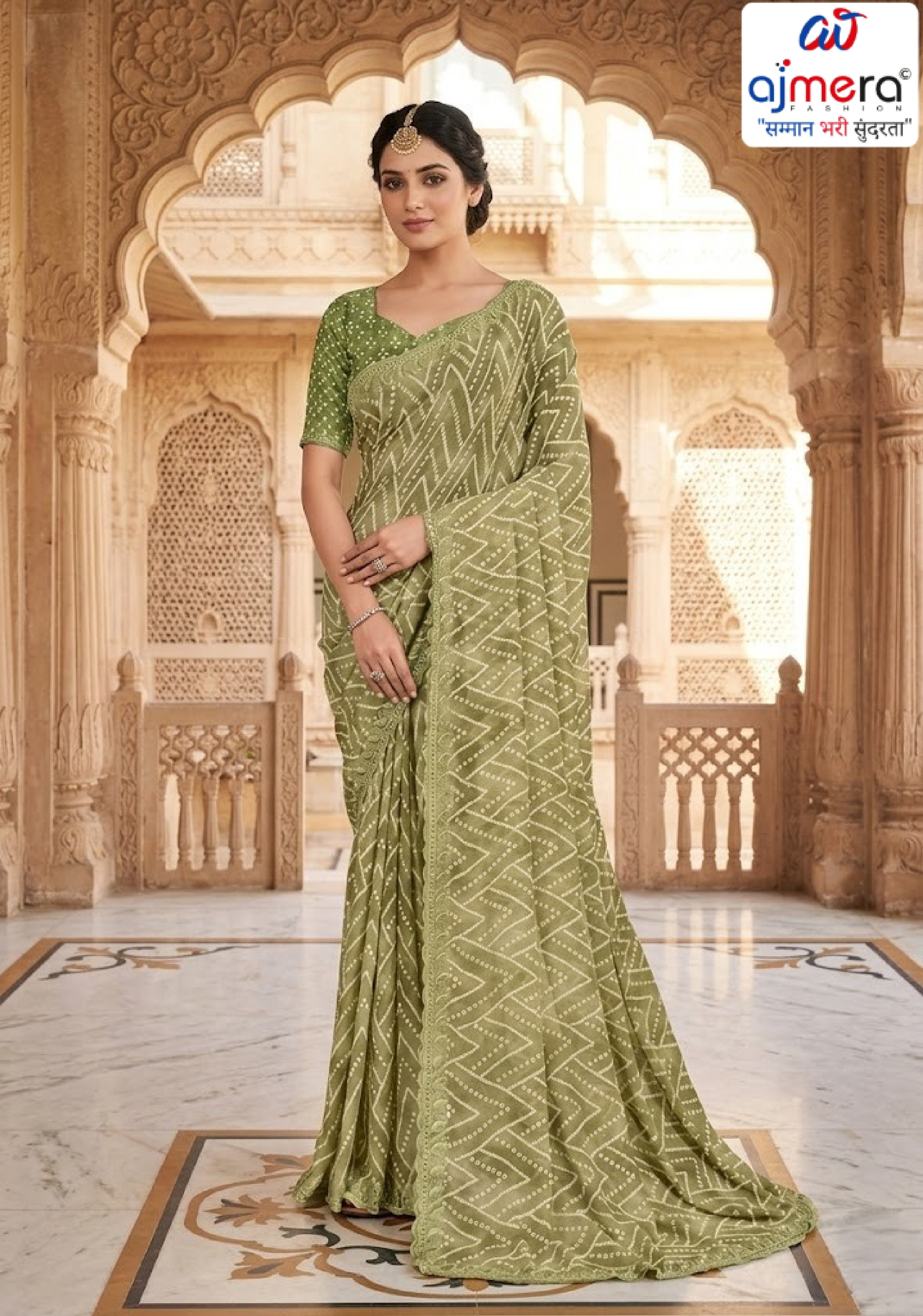 Stylish Printed Saree with Blouse Piece for Traditional Celebrations | RMF-BHUMI VOL-1
