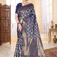 Fancy Jacquard Silk Saree With Blouse Piece | TUL-AARTI SITA COTTON