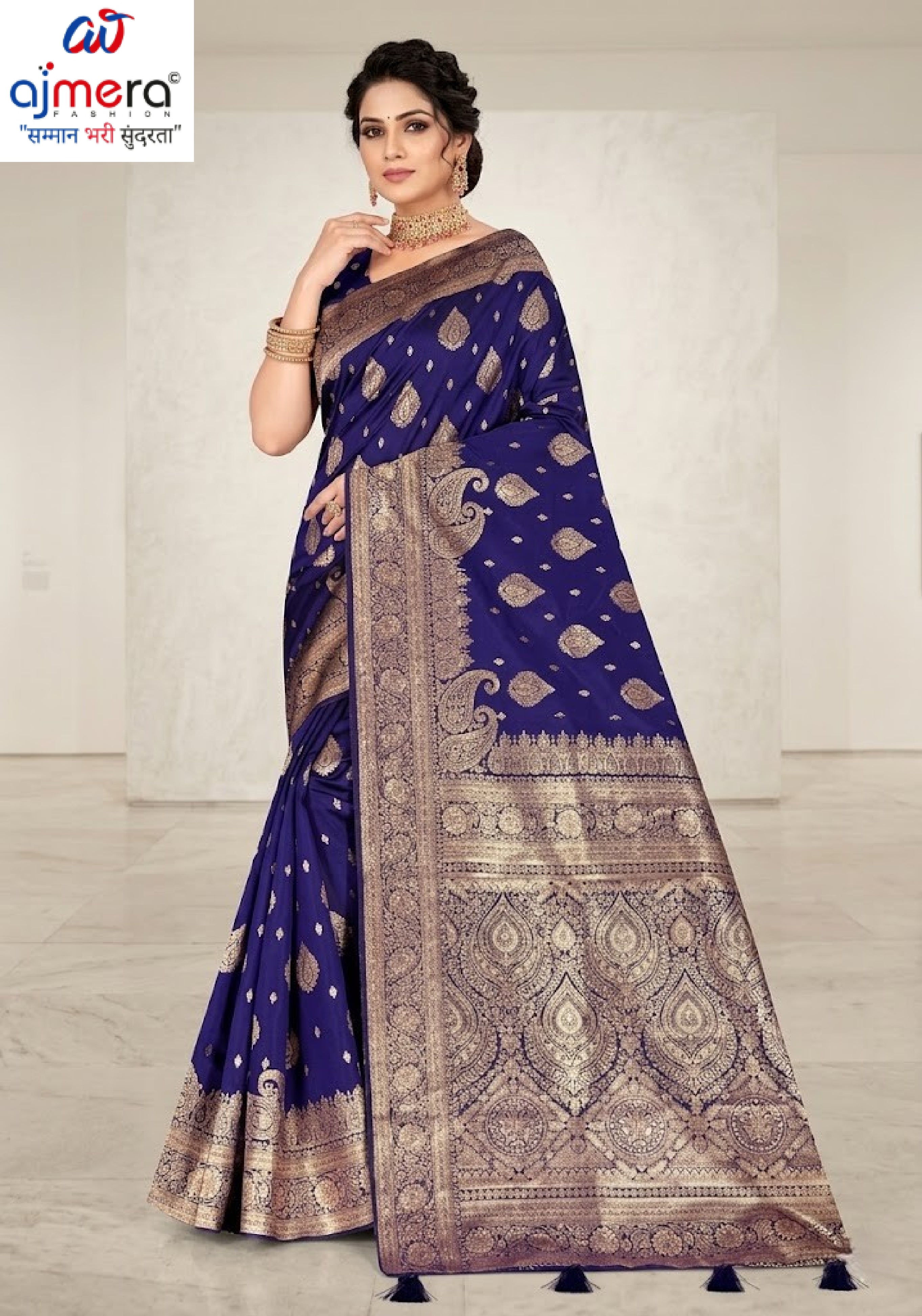 Designer Jacquard Silk Saree with Blouse Piece for Traditional Occasions | TUL-HANSJODA SILK VOL-15