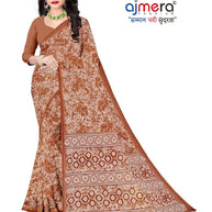 Exclusive Printed Saree with Blouse Piece for Elegant Ethnic Look  | CAS-VEERA