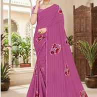 Elegant Printed Saree with Designer Blouse Piece for Festive Wear | GLC-PARIVAR