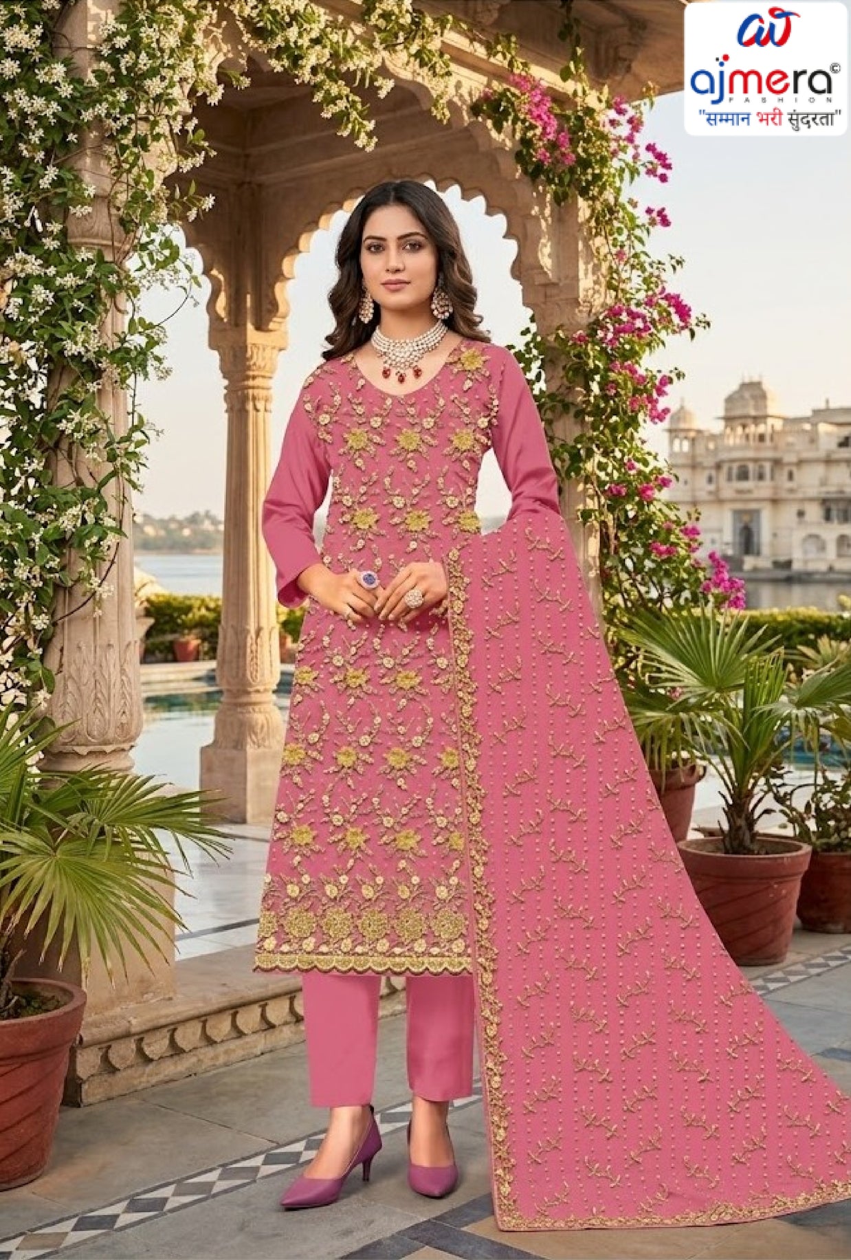 Designer Unstitched Suit Collection for Wholesale Buyers | RID-ASHOKA-2