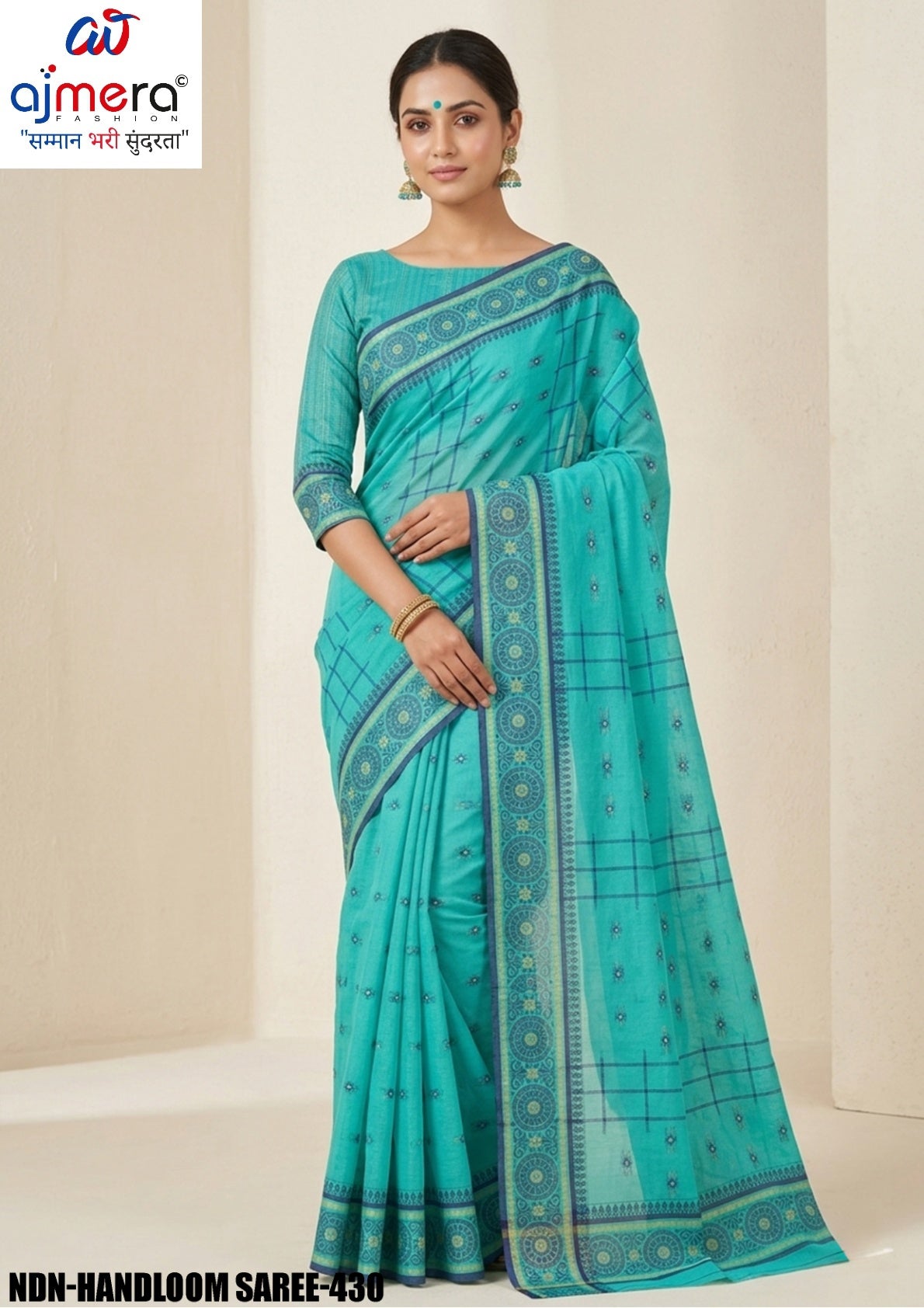 Daily Wear Cotton Saree with Without Blouse for Premium Ethnic and Traditional Wear | NDN-HANDLOOM SAREE-430