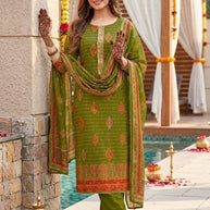 Premium Viscose Unstitched Suit Set | VAS-DESERT