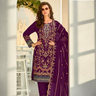 Premium Designer Unstitched Suit Set | MON-150