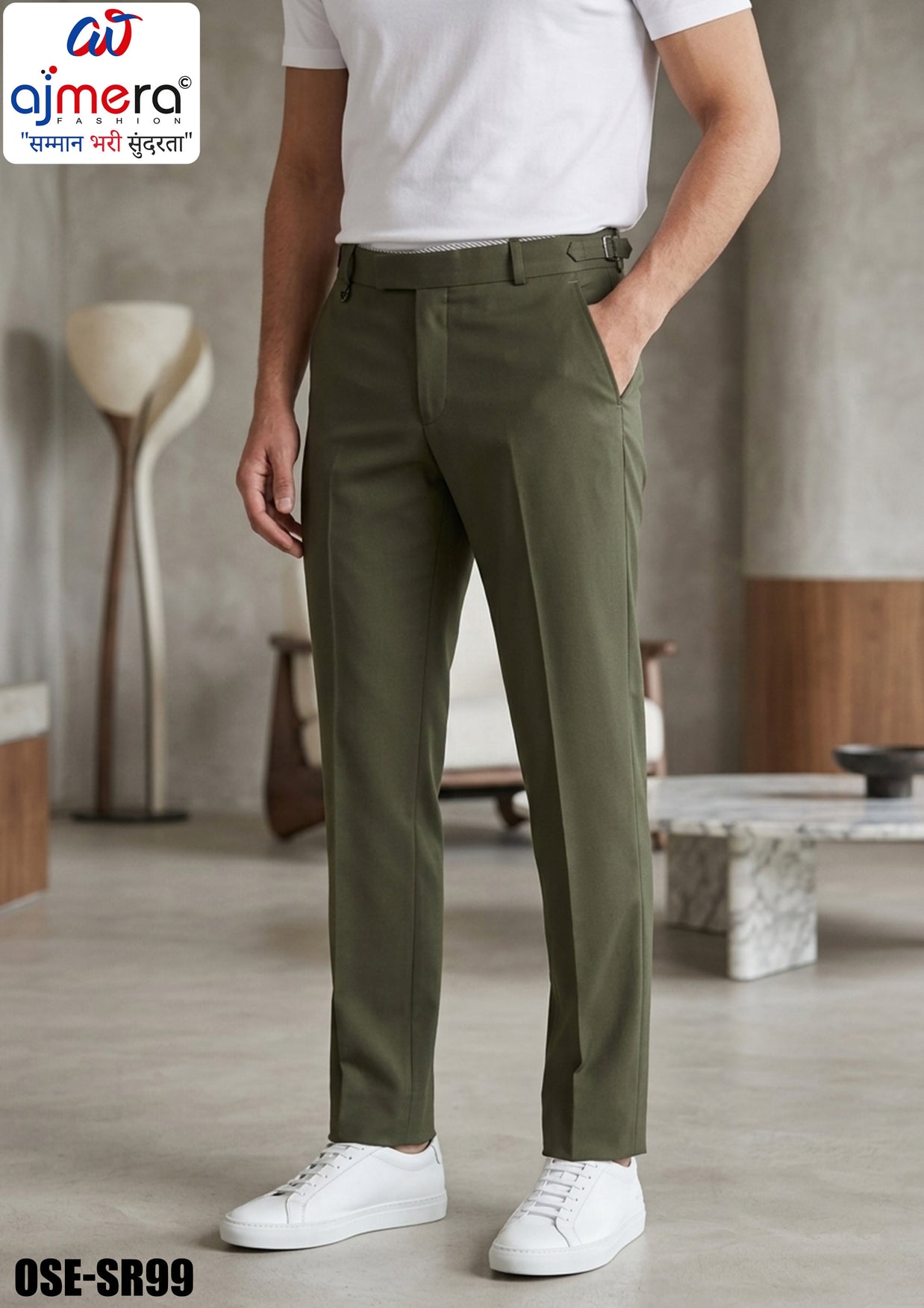 Premium Men's Formal Pant for Office & Business Wear | OSE-SR99