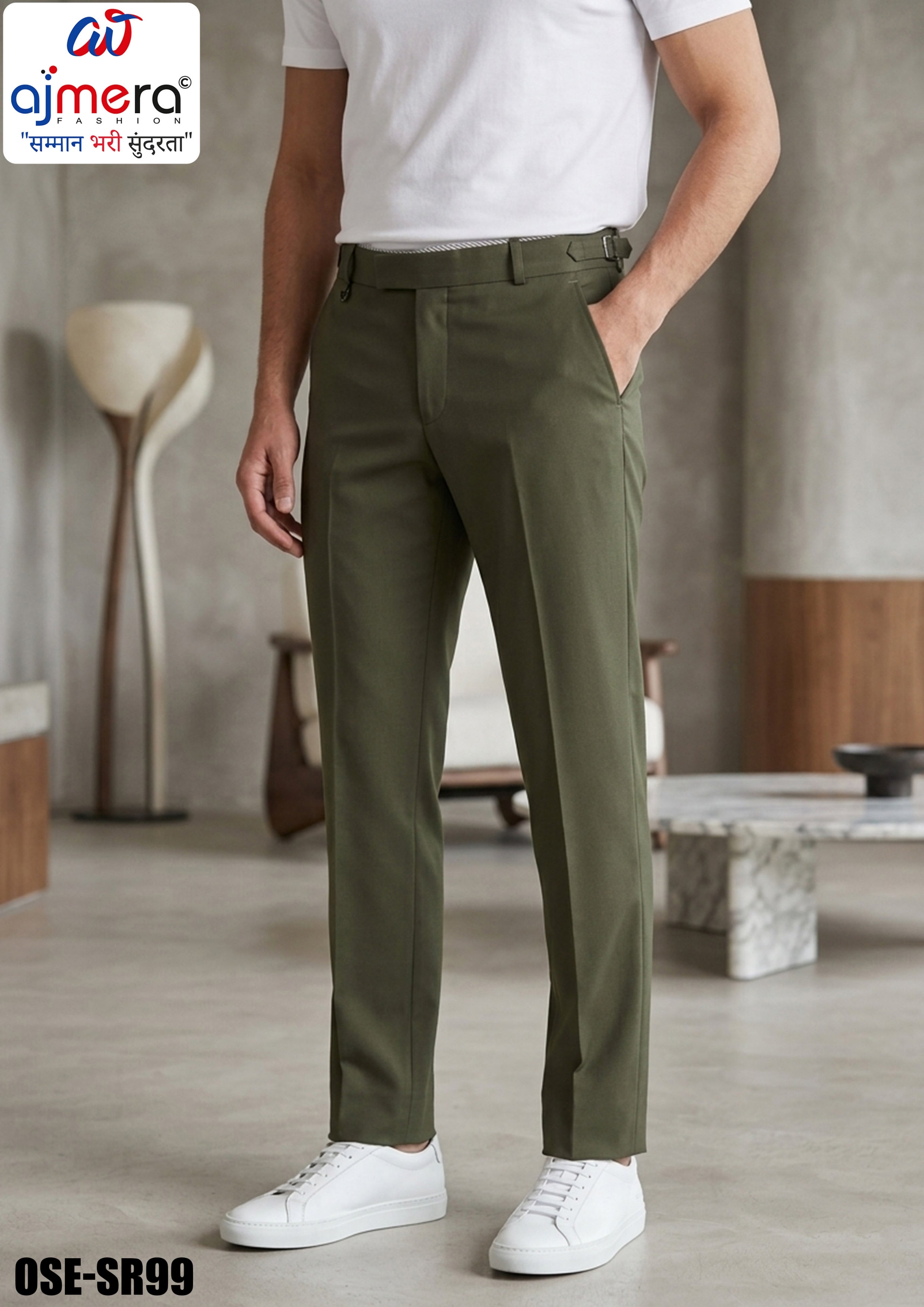 Premium Men's Formal Pant for Office & Business Wear | OSE-SR99